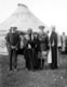 Jordan: The Emir Abdullah I with Sir Herbert Samuel and Sir Wyndham Deedes, April 18, 1921